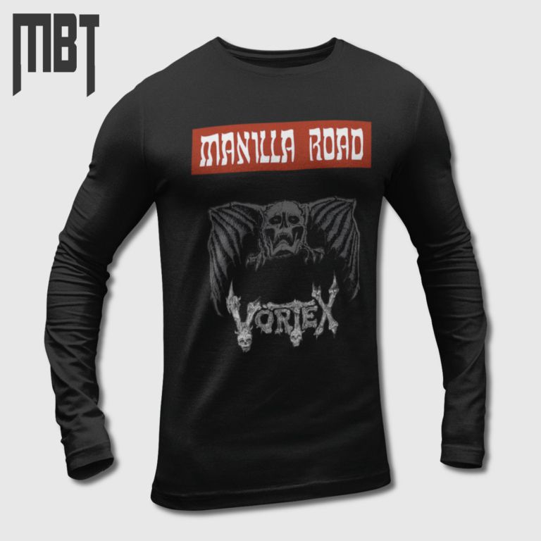 Manilla Road Band Long Sleeve TShirt, Manilla Road in Netherlands Long Sleeve TeeShirt, Heavy