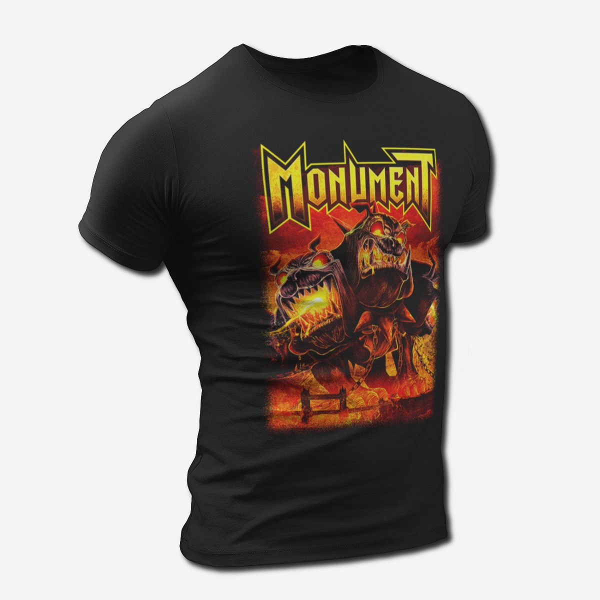 Monument Hellhound TShirt, Heavy Metal Merch Metal Merch TShirts