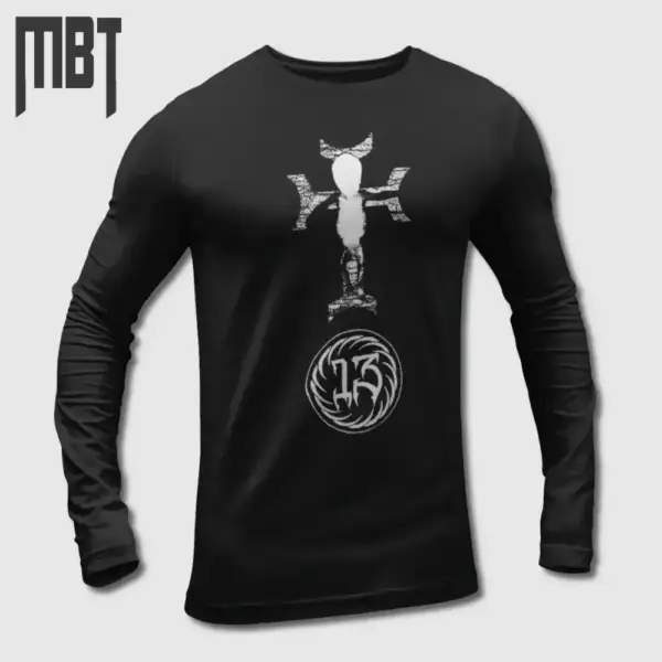 13 Hollow Long Sleeve T-Shirt, 13 Long Sleeve Tee Shirt, Sludge Metal, Doom Metal, Metal Merch