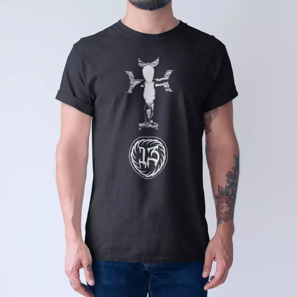 13 T-Shirt, 13 Hollow Tee Shirt, Metal Merch, Sludge Metal, Doom Metal - Image 2