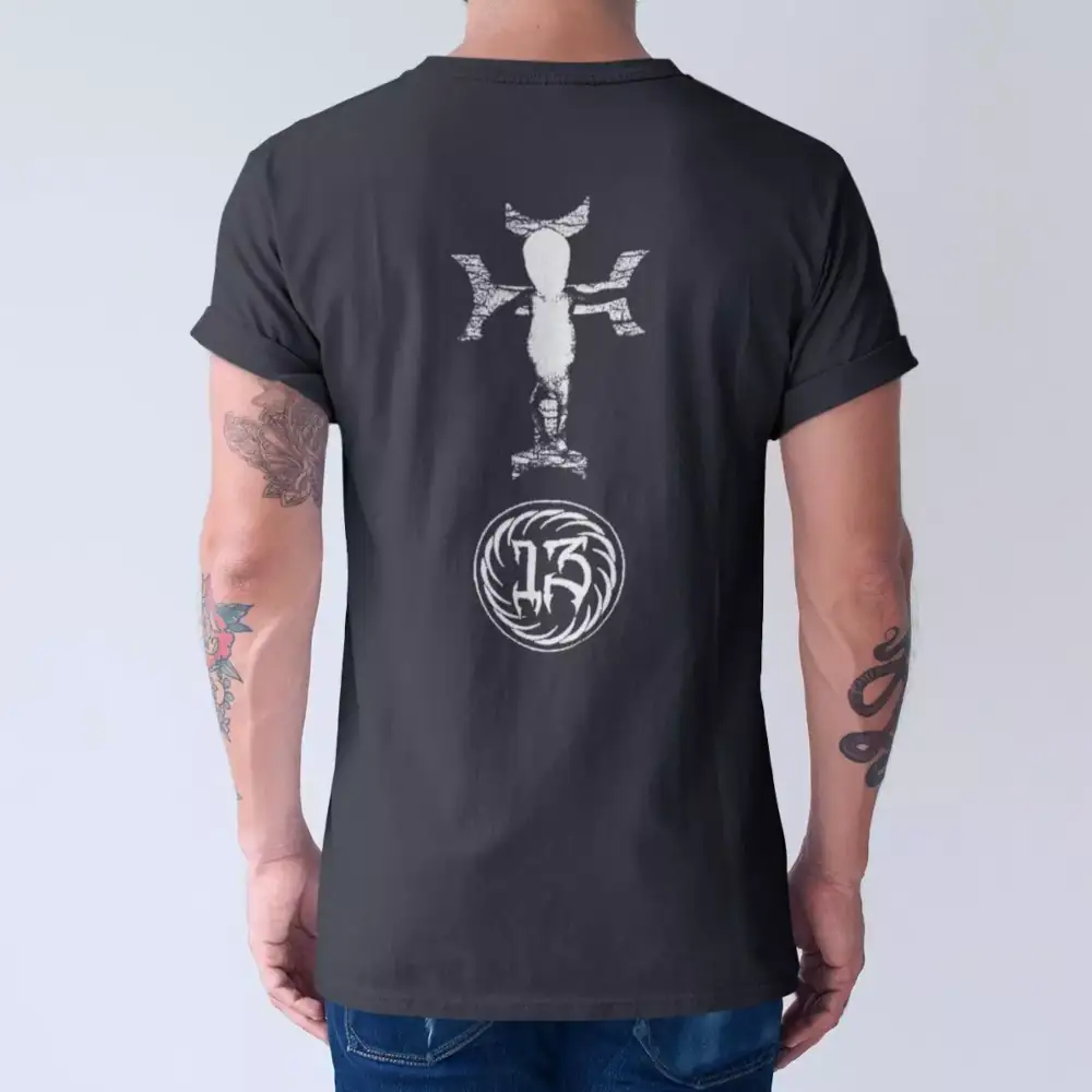 13 T-Shirt, 13 Hollow Tee Shirt, Metal Merch, Sludge Metal, Doom Metal - Image 3
