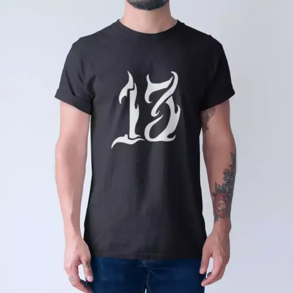 13 Band T-Shirt, 13 Logo Tee-Shirt, Doom Metal - Image 2