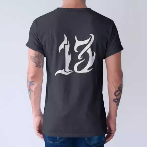 13 Band T-Shirt, 13 Logo Tee-Shirt, Doom Metal - Image 3