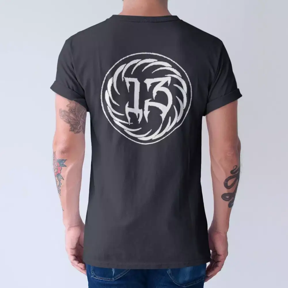 13 Band T-Shirt, 13 Logo Tee-Shirt, Doom Metal Merch - Image 3