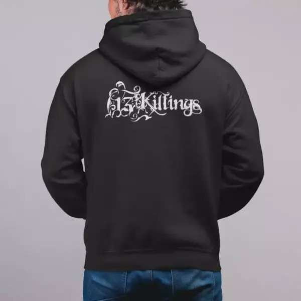 13 Killings Hoodie, 13 Killings Logo Hooded Sweatshirt - Image 3