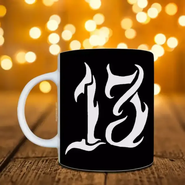 13 Logo Mug, 13 Coffee Mug