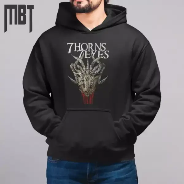 7 Horns 7 Eyes Convalescence Hoodie, 7 Horns 7 Eyes Hooded Sweatshirt - Image 2