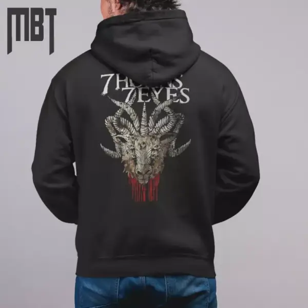 7 Horns 7 Eyes Convalescence Hoodie, 7 Horns 7 Eyes Hooded Sweatshirt - Image 3