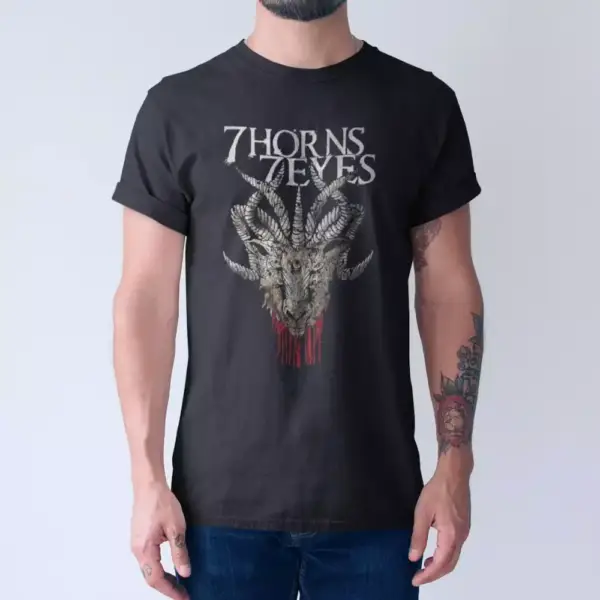 7 Horns 7 Eyes T-Shirt, Convalescence Tee Shirt, Metal Merch - Image 2