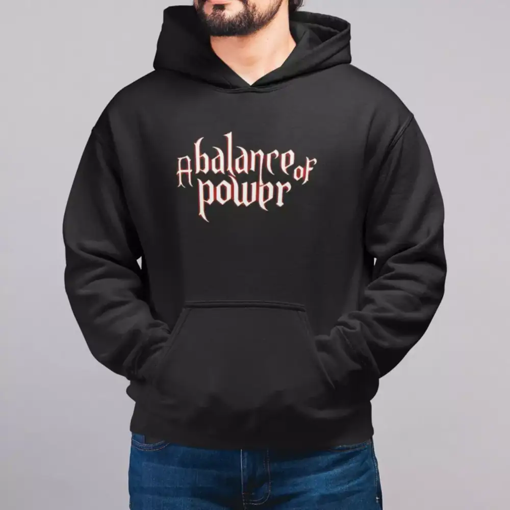 A Balance Of Power Hoodie, A Balance Of Power Logo Hooded Sweatshirt - Image 2
