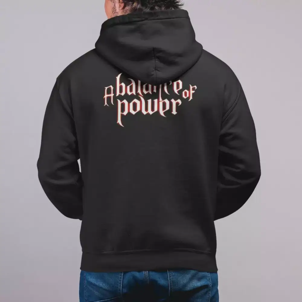 A Balance Of Power Hoodie, A Balance Of Power Logo Hooded Sweatshirt - Image 3