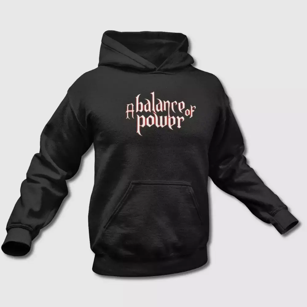 A Balance Of Power Hoodie, A Balance Of Power Logo Hooded Sweatshirt