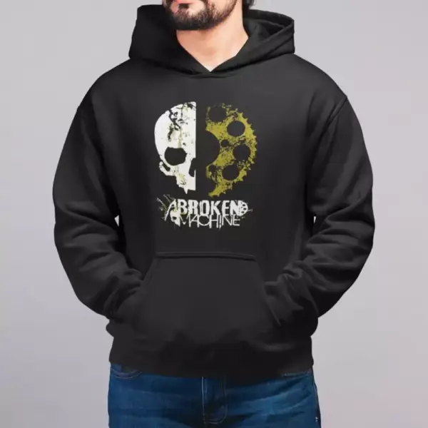 A Broken Machine Hoodie, A Broken Machine Logo Hooded Sweatshirt - Image 2