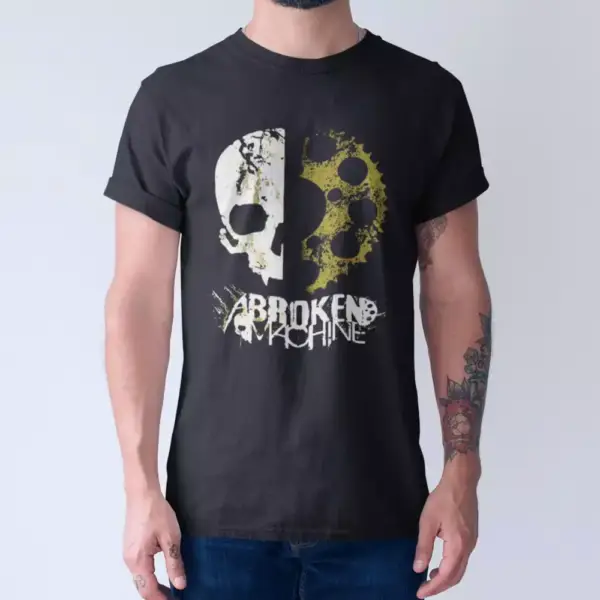 A Broken Machine Band T-Shirt, A Broken Machine Logo Tee-Shirt - Image 2