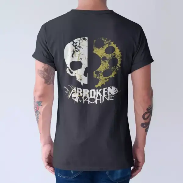 A Broken Machine Band T-Shirt, A Broken Machine Logo Tee-Shirt - Image 3
