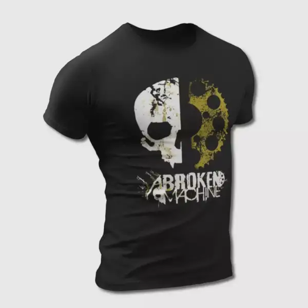 A Broken Machine Band T-Shirt, A Broken Machine Logo Tee-Shirt