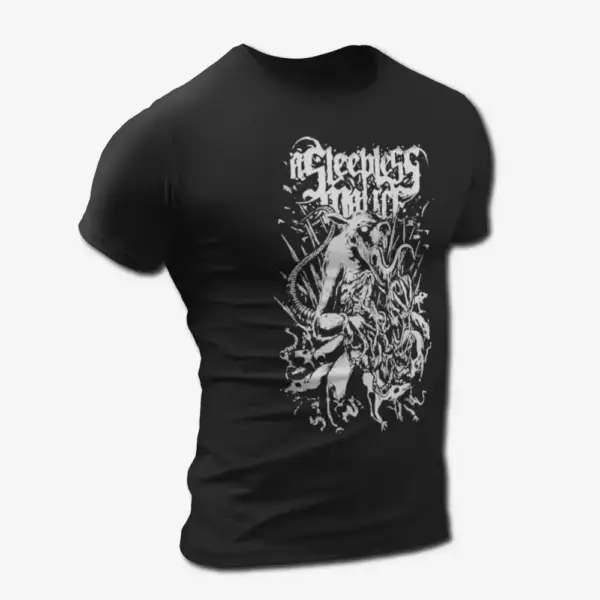 A Sleepless Malice Artwork T-Shirt, A Sleepless Malice Melodic Death Metal Merch