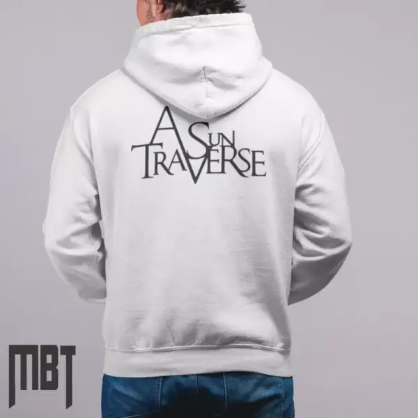 A Sun Traverse Band Hoodie, A Sun Traverse Logo Hooded Sweatshirt, Doom Metal Merch - Image 2