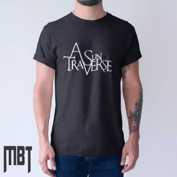 A Sun Traverse Band T-Shirt, A Sun Traverse Logo Tee-Shirt, Doom Metal Merch