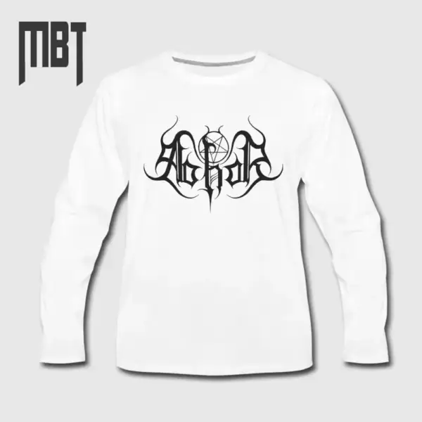 Abhor Logo Long Sleeve T-Shirt, Abhor Long Sleeve Tee Shirt, Ambiant Black Metal, Death Metal, Black Metal, Metal Merch