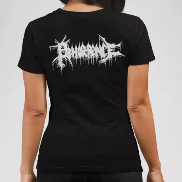 Abhorrence Band T-Shirt, Abhorrence Logo Black Tee Shirt, Death Metal Merch - Image 3