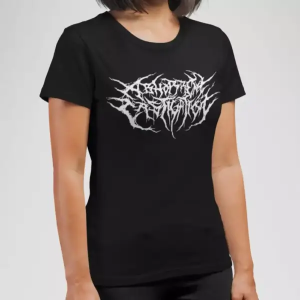 Abhorrent Castigation Band T-Shirt, Abhorrent Castigation Logo Black Tee Shirt, Brutal Death Metal Merch - Image 2