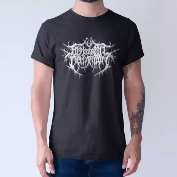 Abhorrent Decimation Band T-Shirt, Abhorrent Decimation Logo Black Tee Shirt, Death Metal Merch - Image 2