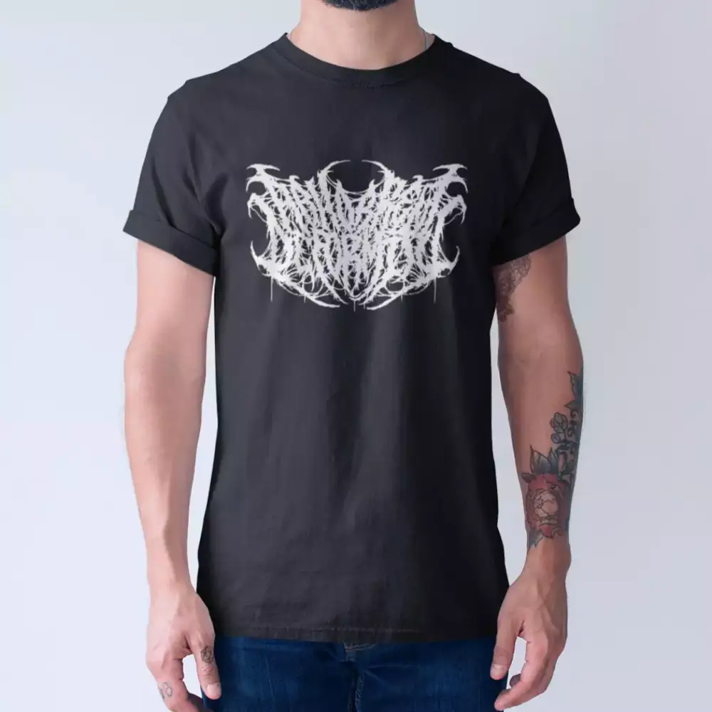 Abhorrent Deformity Band T-Shirt, Abhorrent Deformity Logo Black Tee Shirt, Death Metal Merch