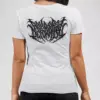 Abhorrent Deformity Band T-Shirt, Abhorrent Deformity Logo White Tee Shirt, Death Metal Merch