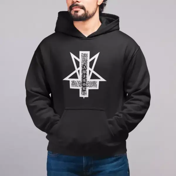 Abigor Logo Hoodie, Abigor Hooded Sweatshirt, Metal Merch