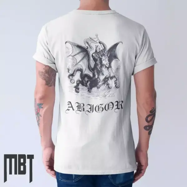 Abigor Band T-Shirt, Abigor Artwork Tee-Shirt, Black Metal Merch - Image 2