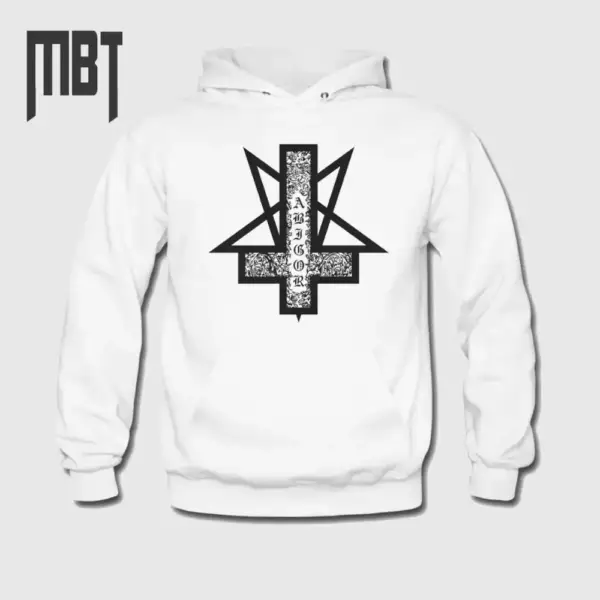 Abigor Logo Hoodie, Abigor Hooded Sweatshirt, Metal Merch