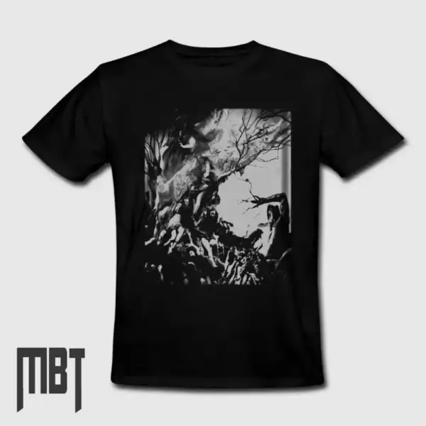 Abigor T-Shirt, Abigor Hollenzwang - Chronicles Of Perdition Tee Shirt, Metal Merch