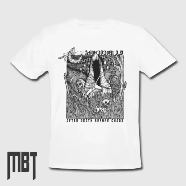 Abolition A.D. T-Shirt, Abolition A.D. After Death Before Chaos Tee Shirt, Metal Merch, Sludge Doom Metal