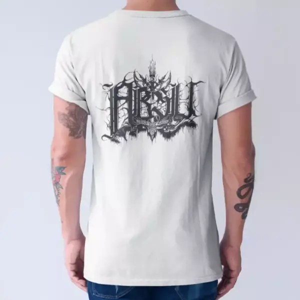 Absu Band T-Shirt, Absu Logo White Tee Shirt, Death Metal, Black Metal, Thrash Metal Merch - Image 2
