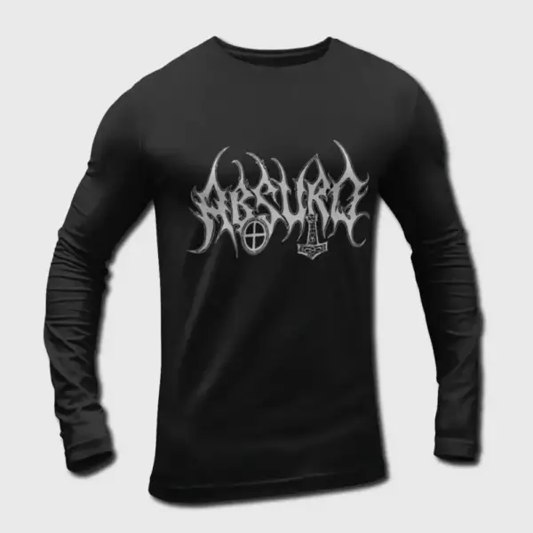 Absurd Band Longsleeve T-Shirt, Absurd Logo Long Sleeve Tee Shirt