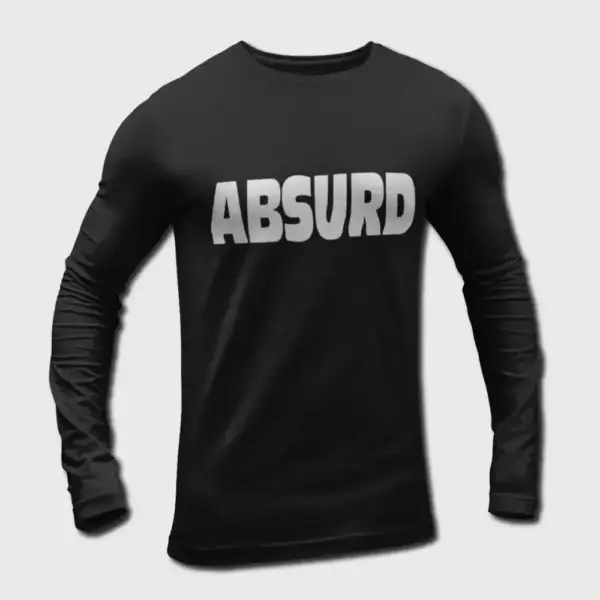 Absurd Band Longsleeve T-Shirt, Absurd Logo Long Sleeve Tee Shirt