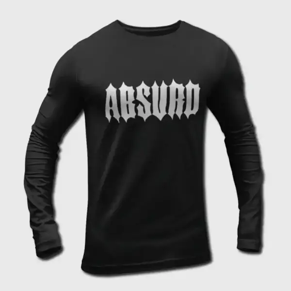 Absurd Band Longsleeve T-Shirt, Absurd Logo Long Sleeve Tee Shirt