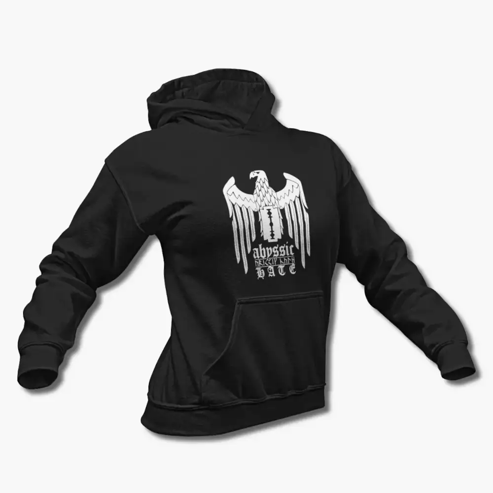 Abyssic Hate Hoodie, Abyssic Hate The Source of Suffering Hooded Sweatshirt, Black Metal Merchandise