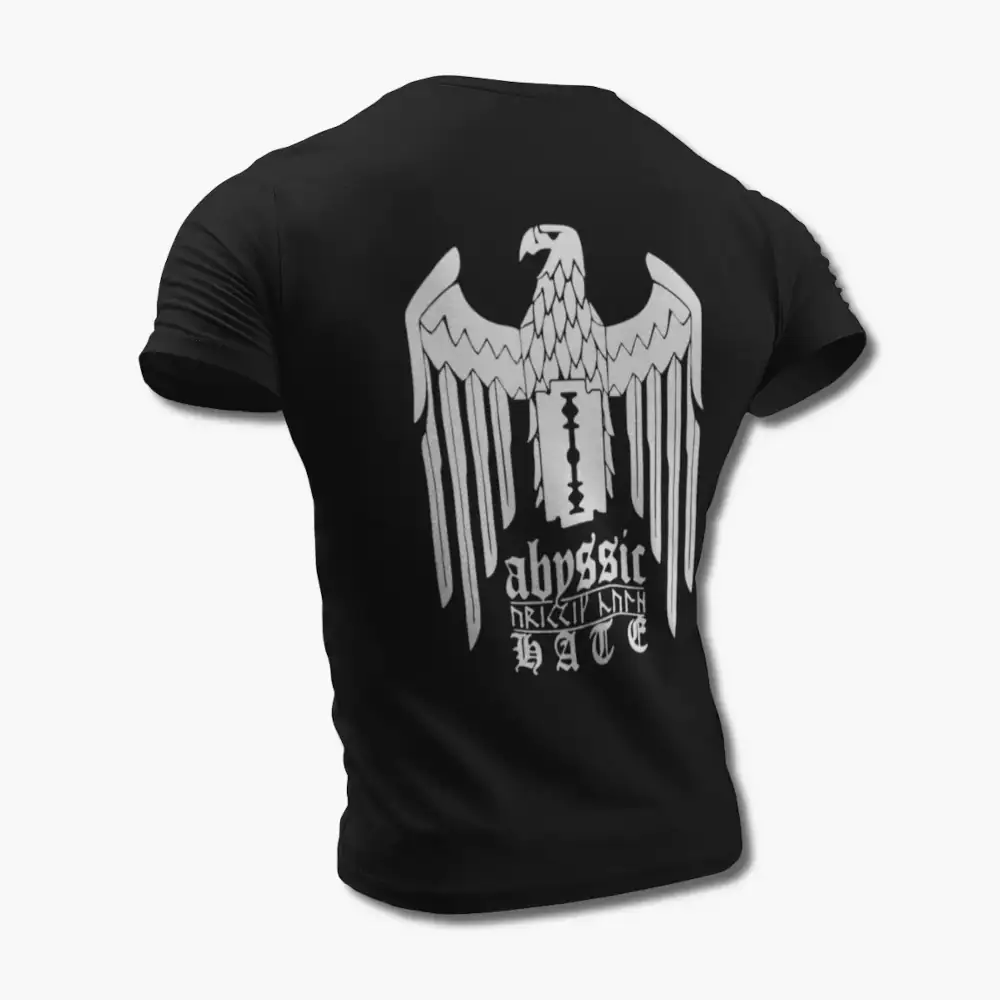 Abyssic Hate T-Shirt, Abyssic Hate The Source of Suffering Tee Shirt, Black Metal Merchandise - Image 2