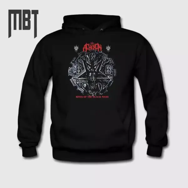 Acheron Hoodie, Acheron Rites of The Black Mass Hooded Sweatshirt, Death Metal, Black Metal