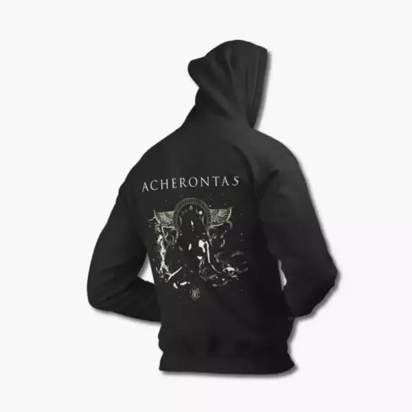 Acherontas Ma-IoN Hoodie, Black Metal Merch - Image 2