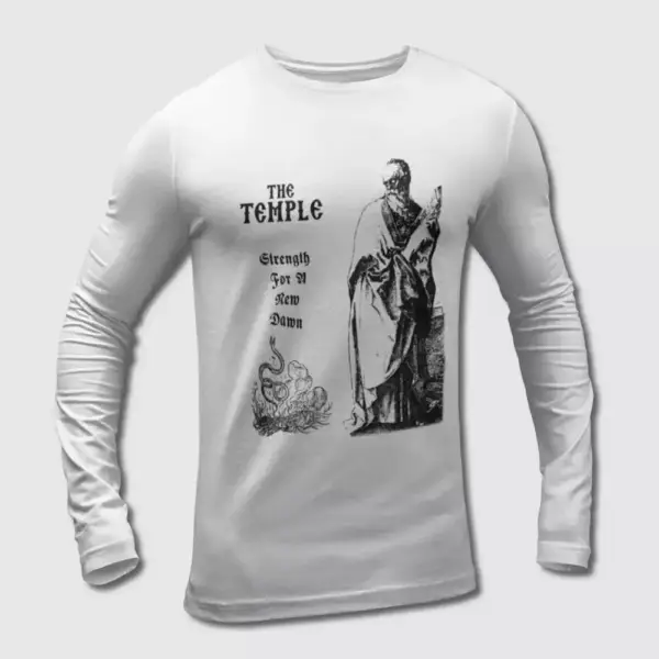 Acolytes of Moros Band Long Sleeve T-Shirt, Acolytes of Moros The Temple Cover Long Sleeve Tee-Shirt, Doom Metal Merch