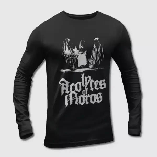 Acolytes of Moros Band Long Sleeve T-Shirt, Acolytes of Moros Your Fate Is Sealed Cover Long Sleeve Tee-Shirt, Doom Metal Merch
