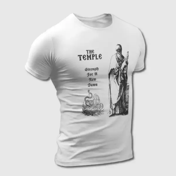 Acolytes of Moros Band T-Shirt, Acolytes of Moros The Temple Cover Tee-Shirt, Doom Metal Merch