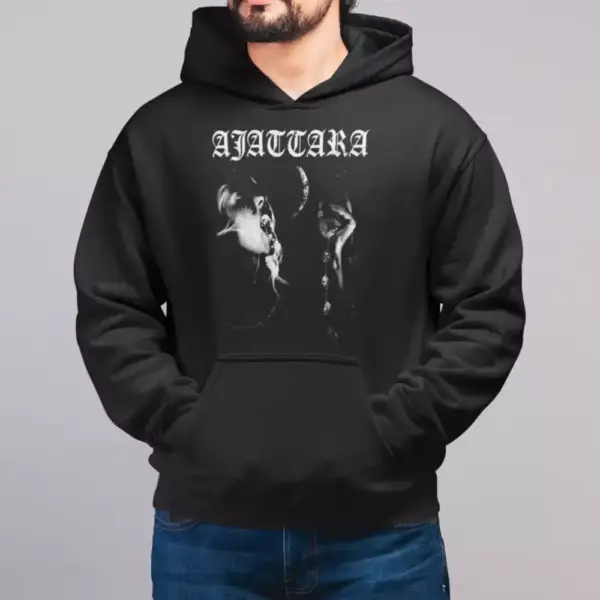 Ajattara Hoodie, Ajattara Apare Hooded Sweatshirt, Metal Merch, Black Metal - Image 2
