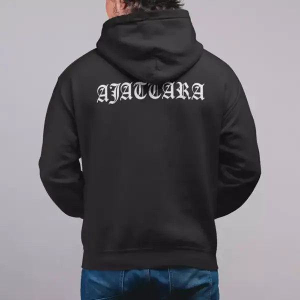 Ajattara Hoodie, Ajattara Logo Hooded Sweatshirt, Metal Merch, Black Metal - Image 3