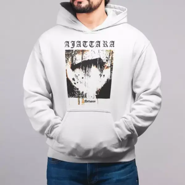 Ajattara Hoodie, Ajattara Noitumaa Hooded Sweatshirt, Metal Merch, Black Metal - Image 2