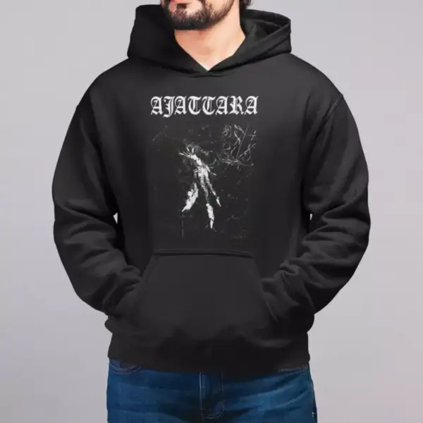 Ajattara Hoodie, Ajattara Tyhjyys Hooded Sweatshirt, Metal Merch, Black Metal - Image 2