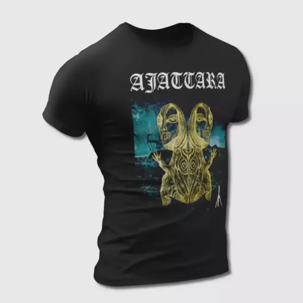 Ajattara T-Shirt, Ajattara Kuolema Tee-Shirt, Metal Merch, Black Metal